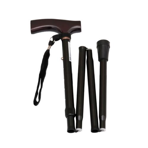 Μπαστούνι Αλουμινίου Σπαστό Μαύρο