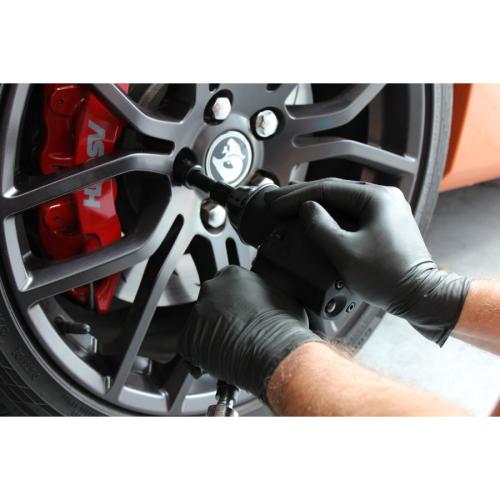 Γάντια Νιτριλίου Μαύρα Χωρίς Πούδρα