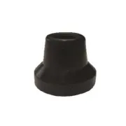 Ανταλλακτικό Παπουτσάκι για Σπαστά Μπαστούνια 1,6cm Μαύρο