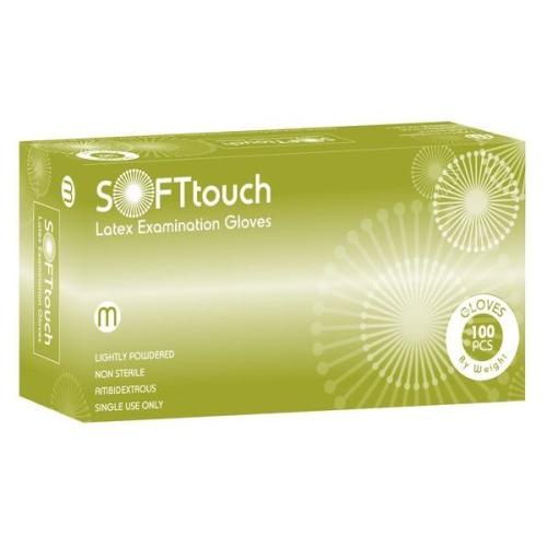 Γάντια Soft Touch Με Πούδρα - XL (100 τμχ.)