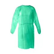Ρόμπα Προστασίας Χειρουργική Πράσινη  | Με Μανίκι & Λάστιχο | Συσκ : 10Τμχ 