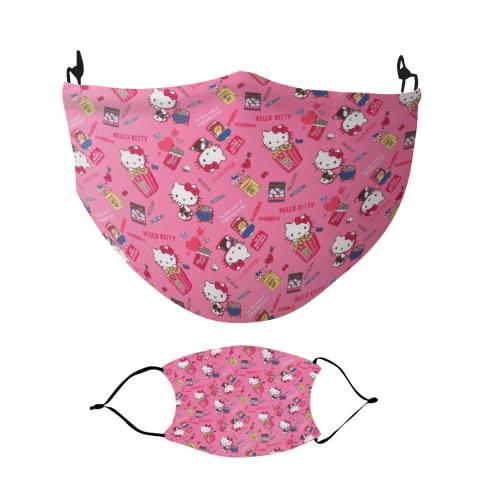 Μάσκα Παιδική Υφασμάτινη Πλενόμενη - Hello Kitty