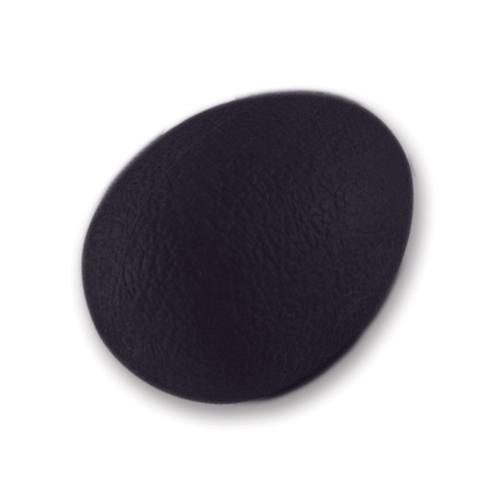 Μπαλάκι Εκγύμνασης Άνω Άκρων σε Σχήμα Αυγού - Μαύρο( Πολύ Σκληρό)