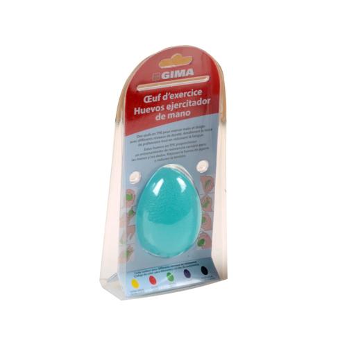 Μπαλάκι Εκγύμνασης Άνω Άκρων σε Σχήμα Αυγού - Μπλε( Σκληρό)