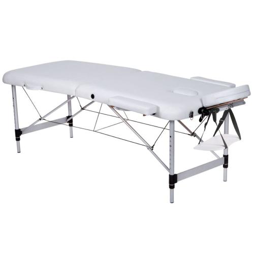 Κρεβάτι Μασάζ Αλουνιμίου - Βαλίτσα | Λευκό