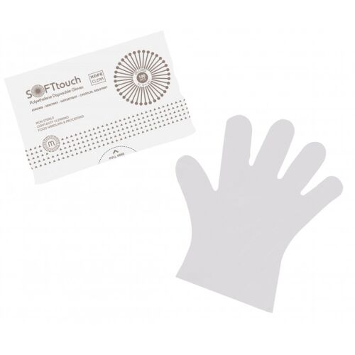 Γάντια Διαφανή Μιας Χρήσεως | Συσκ: 100τμχ | Medium