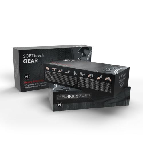 Γάντια Νιτριλίου SOFT Touch Gear Mαύρο | Συσκ : 100τμχ