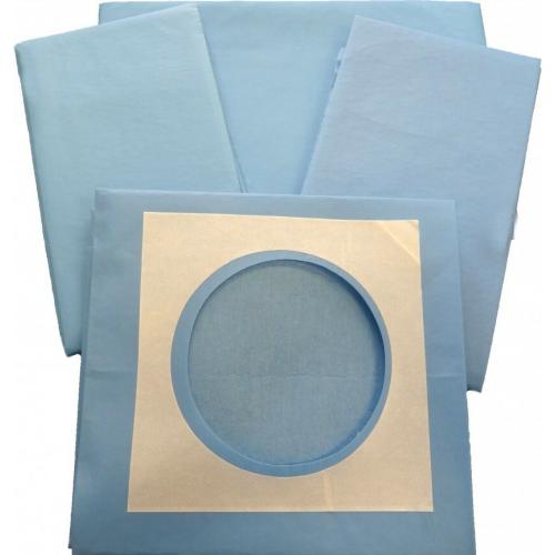 Πεδίο Χειρουργικό Με Αυτοκόλλητο και Οπή - 75x90cm 