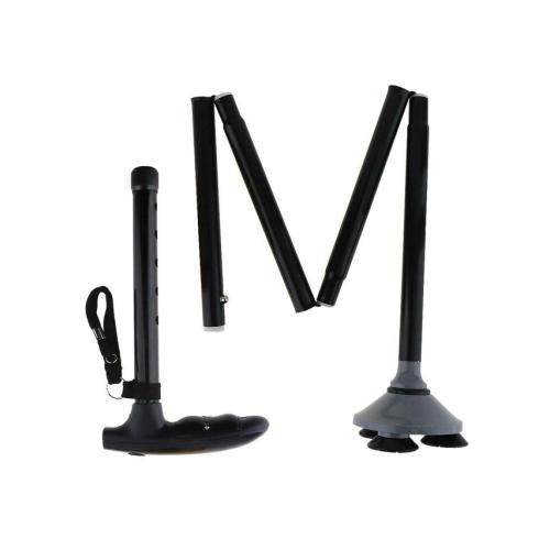 Μπαστούνι Τρίποδο Μαύρο - Με LED Φως 