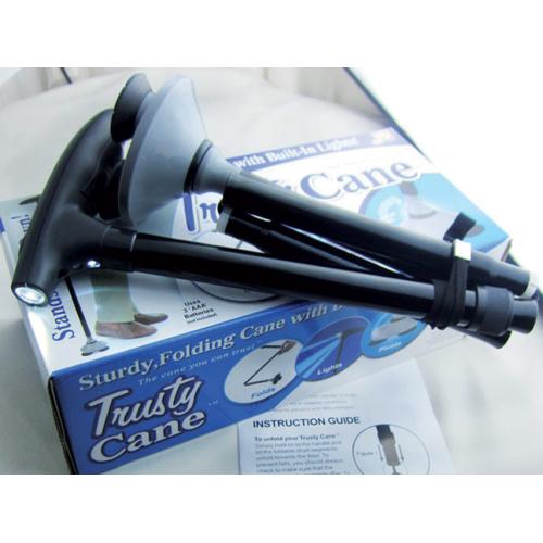 Μπαστούνι Τρίποδο Μαύρο - Με LED Φως 