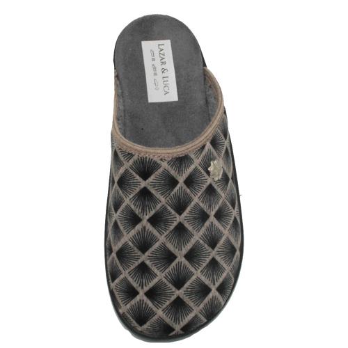 Ανατομική Γυναικεία Παντόφλα με Σχέδιο - Μπεζ 10232