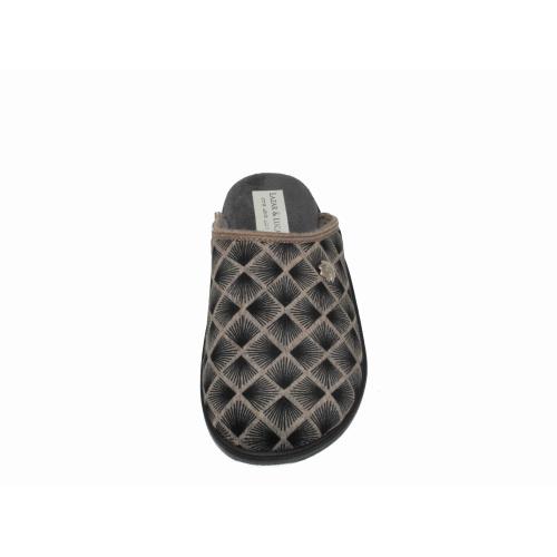 Ανατομική Γυναικεία Παντόφλα με Σχέδιο - Μπεζ 10232