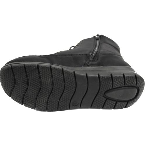 Ανατομικό Αδιάβροχο Μποτάκι Υφασμάτινο με Κορδόνια - Μαύρο 462