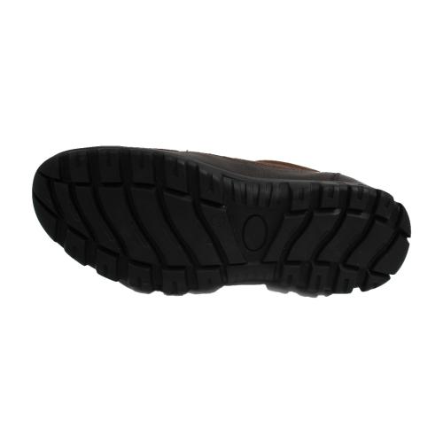 Ανατομικό Δερμάτινο Παπούτσι με Κορδόνι - Καφέ 561