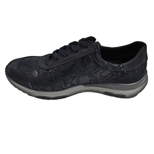 Ανατομικό Γυναικείο Παπούτσι - Μπλε | Με Κορδόνι και Φερμουάρ 6420