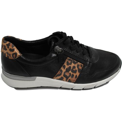 Ανατομικό Γυναικείο Παπούτσι - Μαύρο | Με Κορδόνι και Φερμουάρ