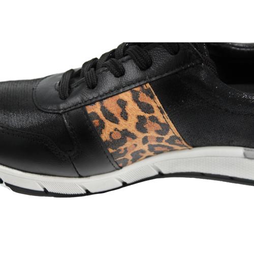 Ανατομικό Γυναικείο Παπούτσι - Μαύρο | Με Κορδόνι και Φερμουάρ 6430