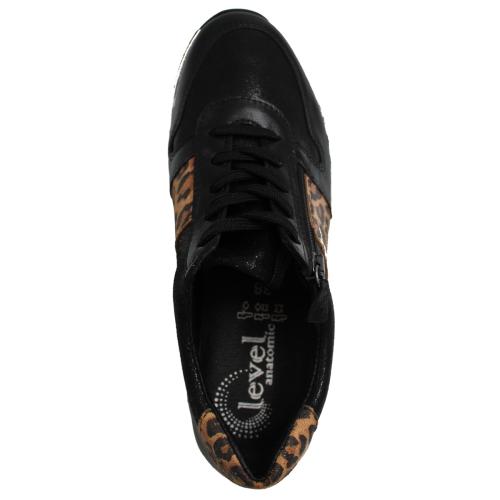 Ανατομικό Γυναικείο Παπούτσι - Μαύρο | Με Κορδόνι και Φερμουάρ 6430