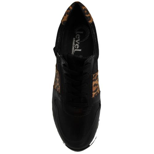 Ανατομικό Γυναικείο Παπούτσι - Μαύρο | Με Κορδόνι και Φερμουάρ 6430