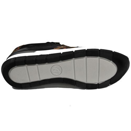 Ανατομικό Γυναικείο Παπούτσι - Μαύρο | Με Κορδόνι και Φερμουάρ 6430