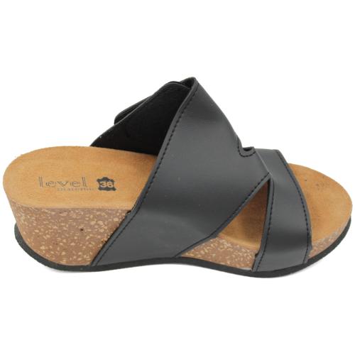 Ανατομικό Γυναικείο Σανδάλι - Μαύρο | Με Ρυθμιζόμενο Αυτοκόλλητο