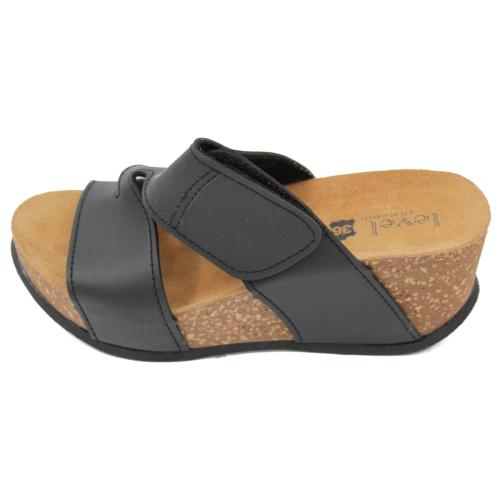 Ανατομικό Γυναικείο Σανδάλι - Μαύρο | Με Ρυθμιζόμενο Αυτοκόλλητο 1080