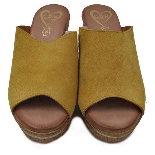 Ανατομική Γυναικεία Πλατφόρμα- Κίτρινη 1086