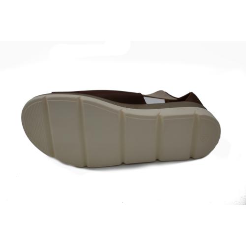 Ανατομικό Γυναικείο Πέδιλο Καφέ - Δερμάτινο 2046