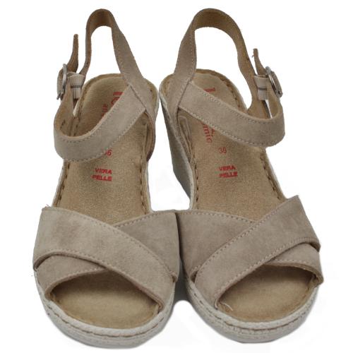 Ανατομική Γυναικεία Πλατφόρμα Μπεζ - Memory Foam 2067