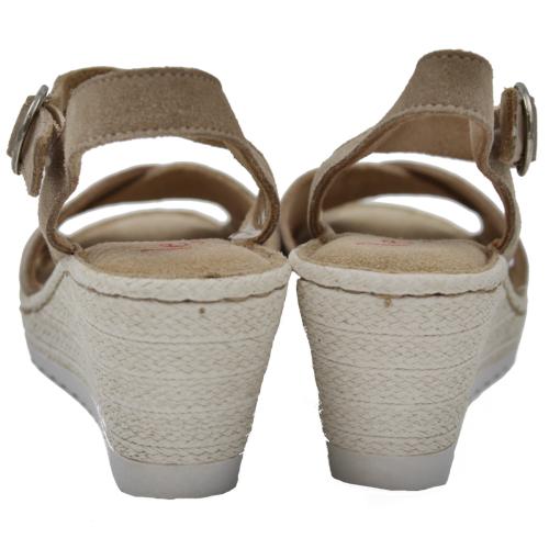 Ανατομική Γυναικεία Πλατφόρμα Μπεζ - Memory Foam 2067