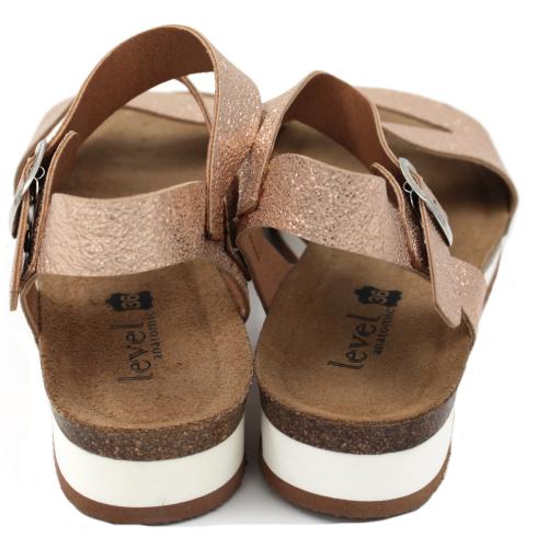 Ανατομικό Γυναικείο Πέδιλο-  Ροζ Χρυσό 2075