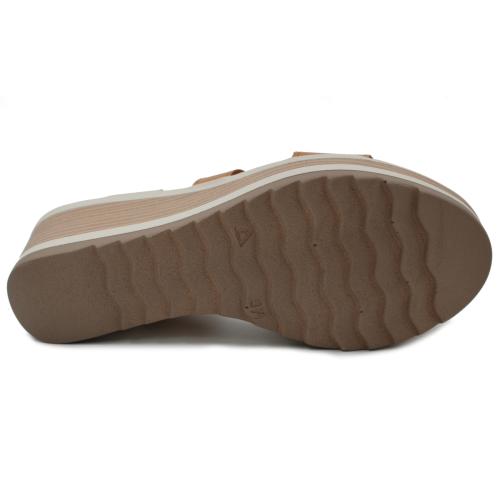 Ανατομική Γυναικεία Πλατφόρμα- Κάμελ 2076