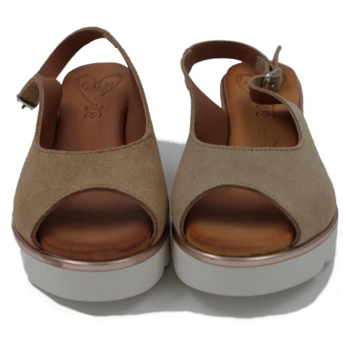 Ανατομική Γυναικεία Πλατφόρμα- Μπεζ 2079