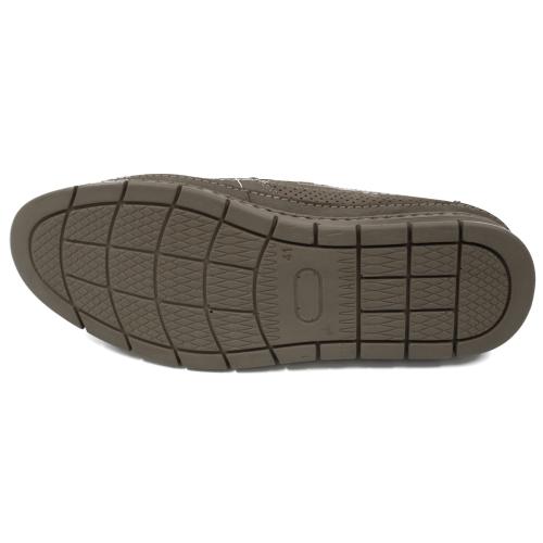 Ανατομικό Ανδρικό Παπούτσι - Χωρίς Κορδόνια | Γκρι 543