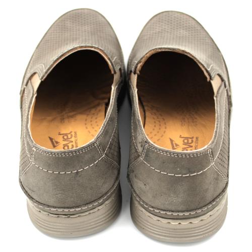 Ανατομικό Ανδρικό Παπούτσι - Χωρίς Κορδόνια | Γκρι 543