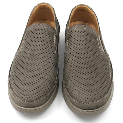 Ανατομικό Ανδρικό Παπούτσι - Χωρίς Κορδόνια | Γκρι 543