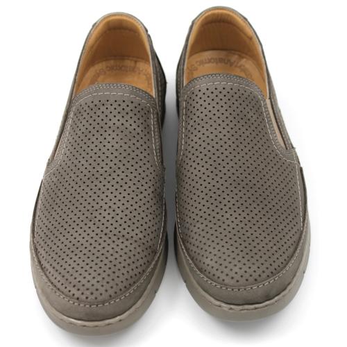 Ανατομικό Ανδρικό Παπούτσι - Χωρίς Κορδόνια | Γκρι 543