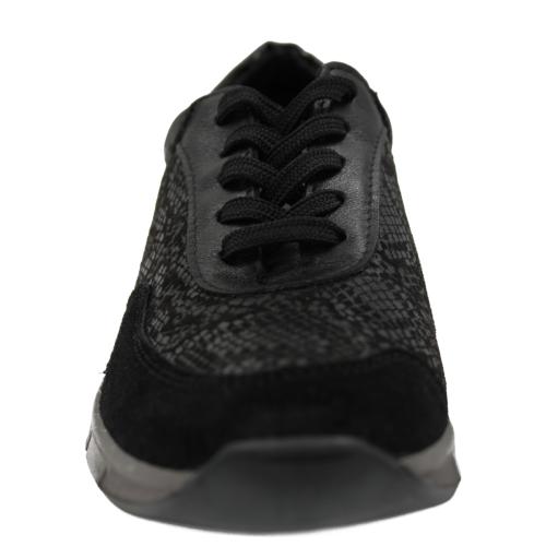 Ανατομικό Γυναικείο Παπούτσι - Μαύρο | Με Κορδόνι 6440