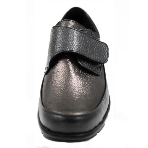 Ανατομικό Γυναικείο Παπούτσι - Ανθρακί | Με Ρυθμιζόμενο Αυτοκόλλητο 6470