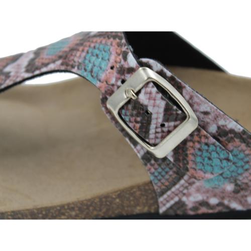 Ανατομική Γυναικεία Παντόφλα Φίδι| Με Ρυθμιζόμενο Λουράκι 695