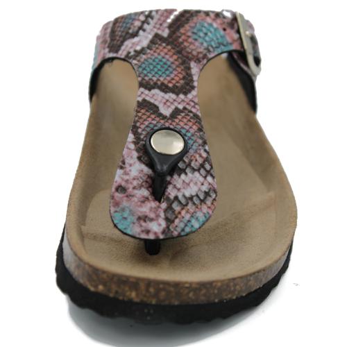 Ανατομική Γυναικεία Παντόφλα Φίδι| Με Ρυθμιζόμενο Λουράκι 695