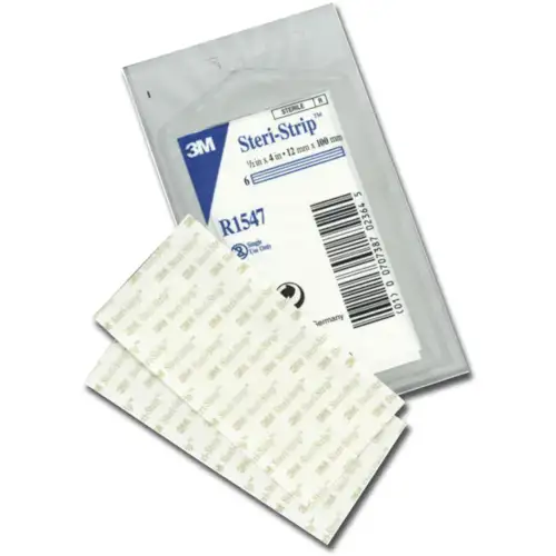 &Alpha;&upsilon;&tau;&omicron;&kappa;ό&lambda;&lambda;&eta;&tau;&alpha; &Rho;ά&mu;&mu;&alpha;&tau;&alpha; 12mm x 100mm - 300&tau;&mu;&chi;. (50 bags &tau;&omega;&nu; 6&tau;&mu;&chi;.) | Steri Strip 3M