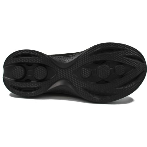  Ανατομικό Αθλητικό Γυναικείο Παπούτσι Χωρίς Κορδόνια Μαύρο - Με Memory Foam 3015
