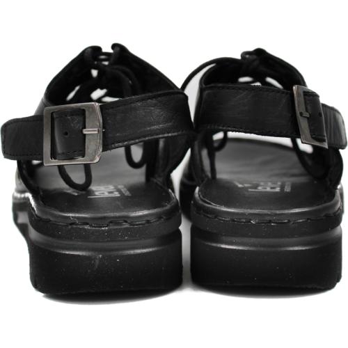 Ανατομικό Γυναικείο Πέδιλο Δερμάτινο  - Μαύρο 2151