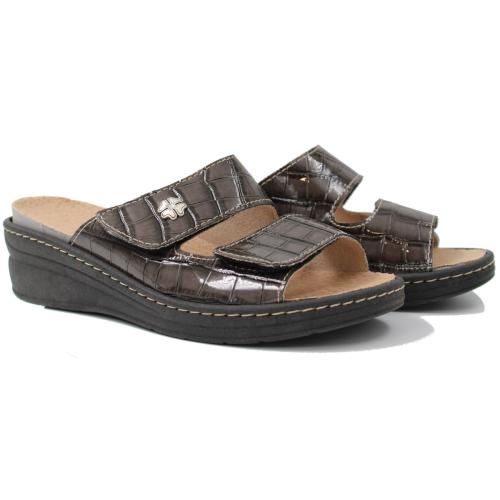 Ανατομική Γυναικεία Παντόφλα Snake Brown - 184