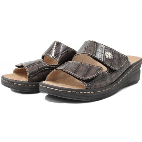 Ανατομική Γυναικεία Παντόφλα Snake Brown - 184