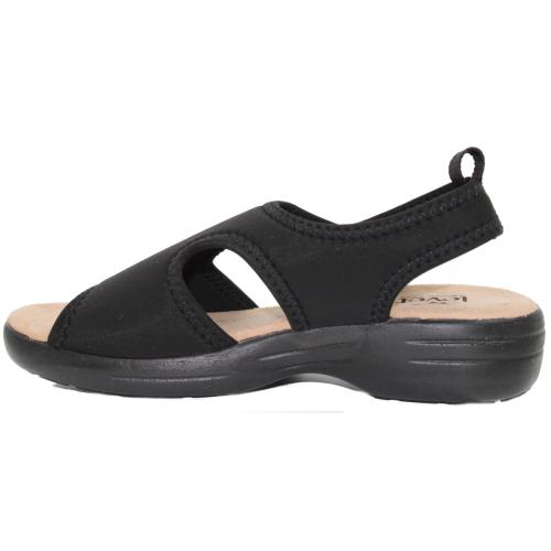 Ανατομικό Γυναικείο Πέδιλο- Μαύρο | Ελαστικό Υλικό 2082