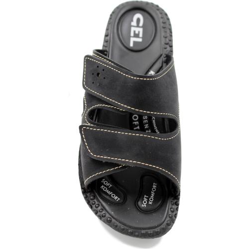 Ανατομική Γυναικεία Παντόφλα Με Gel - Μαύρη 2814