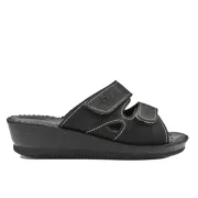 Ανατομική Γυναικεία Παντόφλα Με Gel - Μαύρη 2814