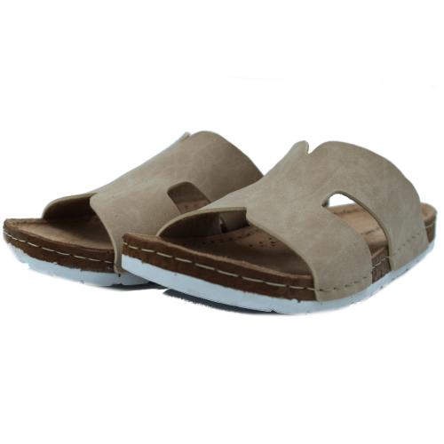 Ανατομική Γυναικεία Παντόφλα -Μπεζ | Steps Med 018